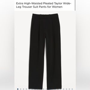 Old Navy Taylor High Waisted Black Dress Pants